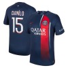 Maglia ufficiale Paris Saint Germain 2023-24 Danilo 15 Casa per Uomo